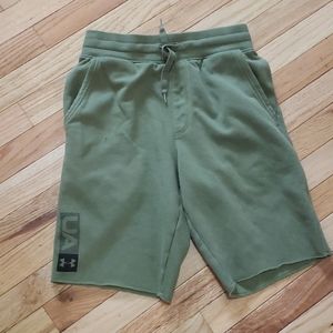 Under Armor Olive Sweat Shorts